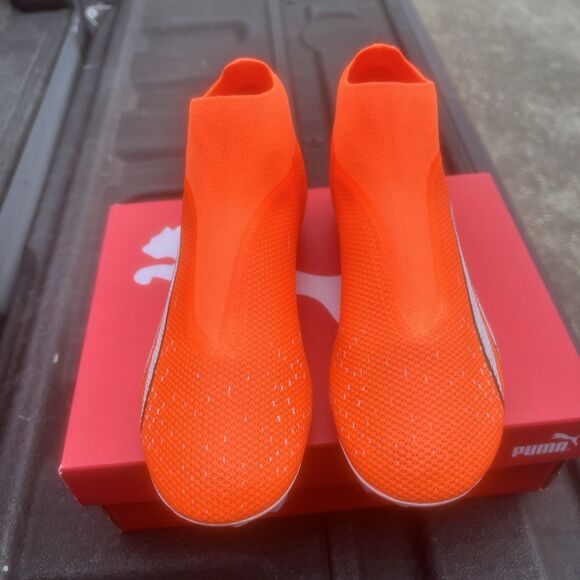 Puma Ultra Match  Firm GroundAg Soccer Cleats Men Orange 107243-01 Laceless Sz 7 main image 6